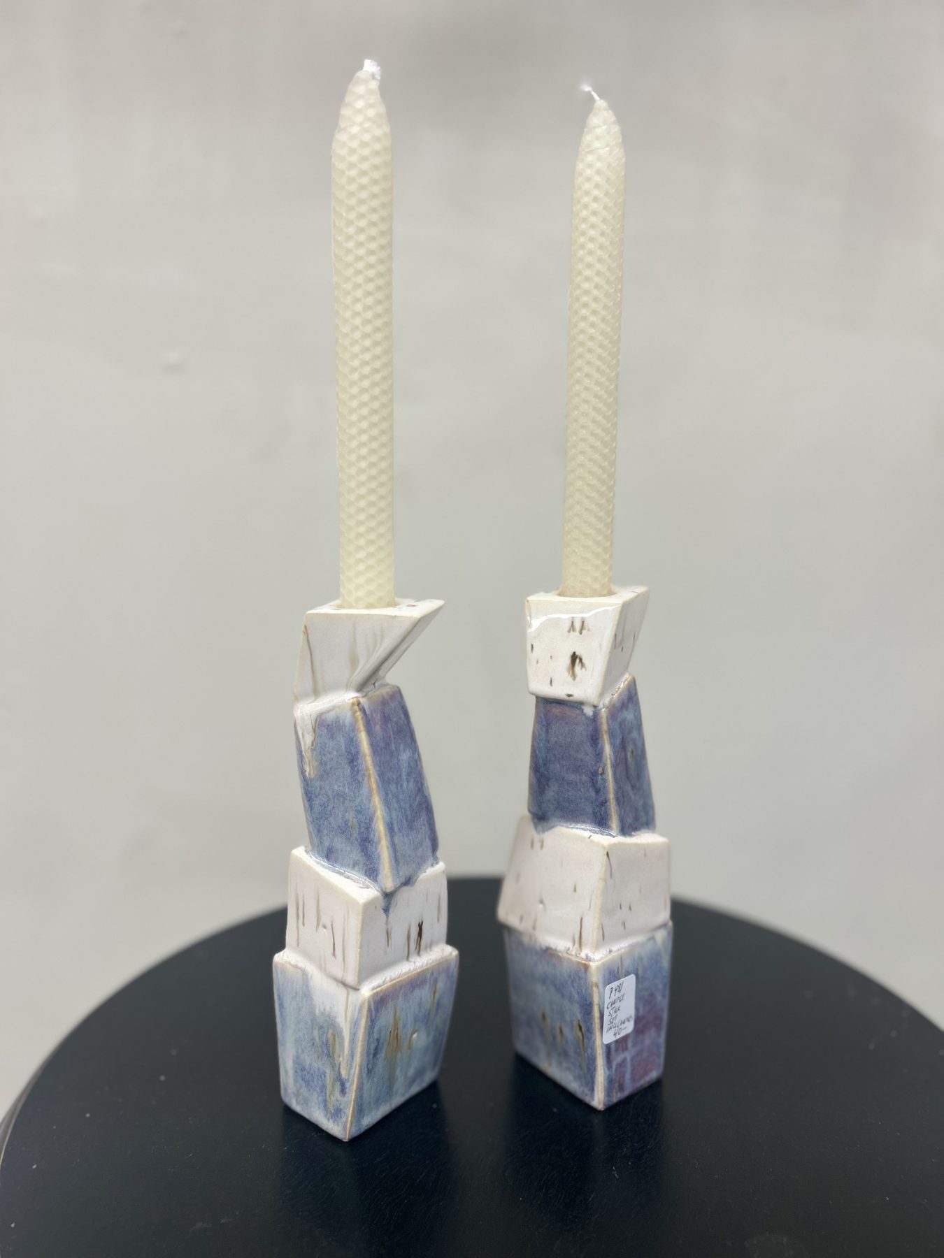 Geometric candleholders